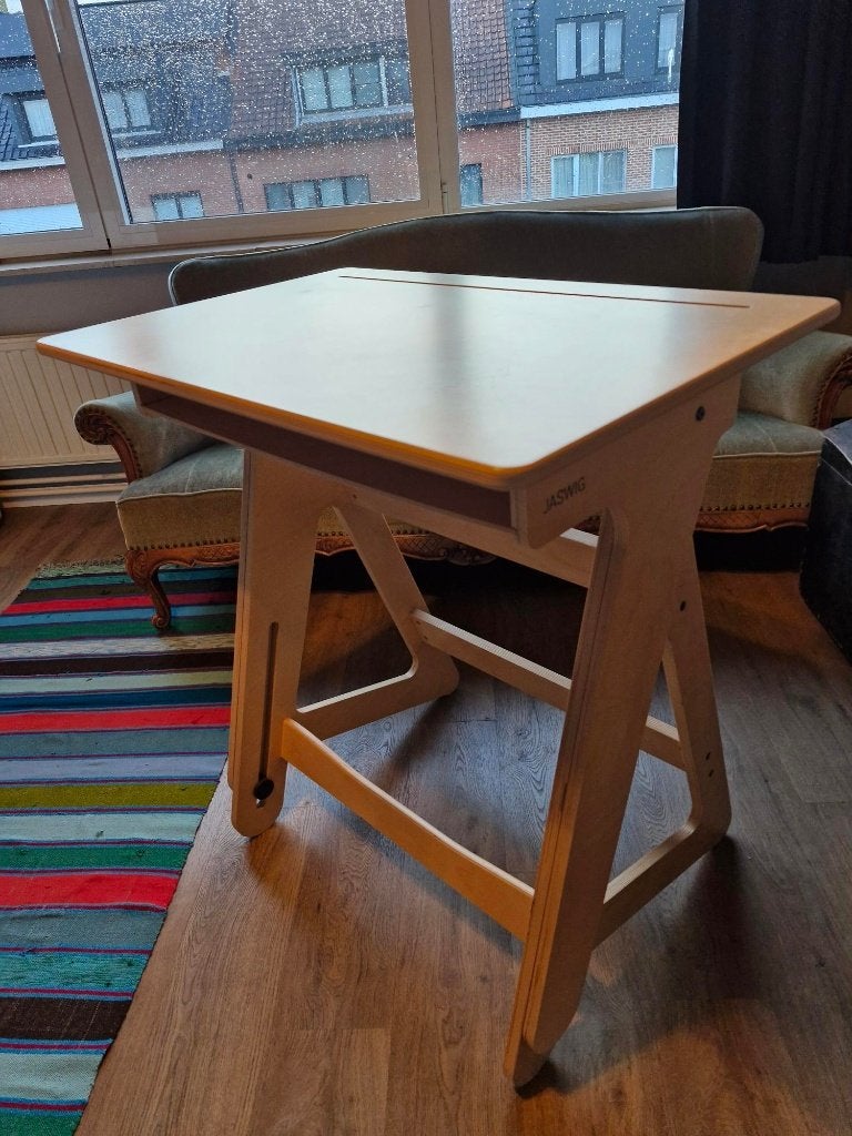 bureau standing desk stand up nomad jaswig Belgisch design, Ophalen, Scandinavisch, Hout, In hoogte verstelbaar