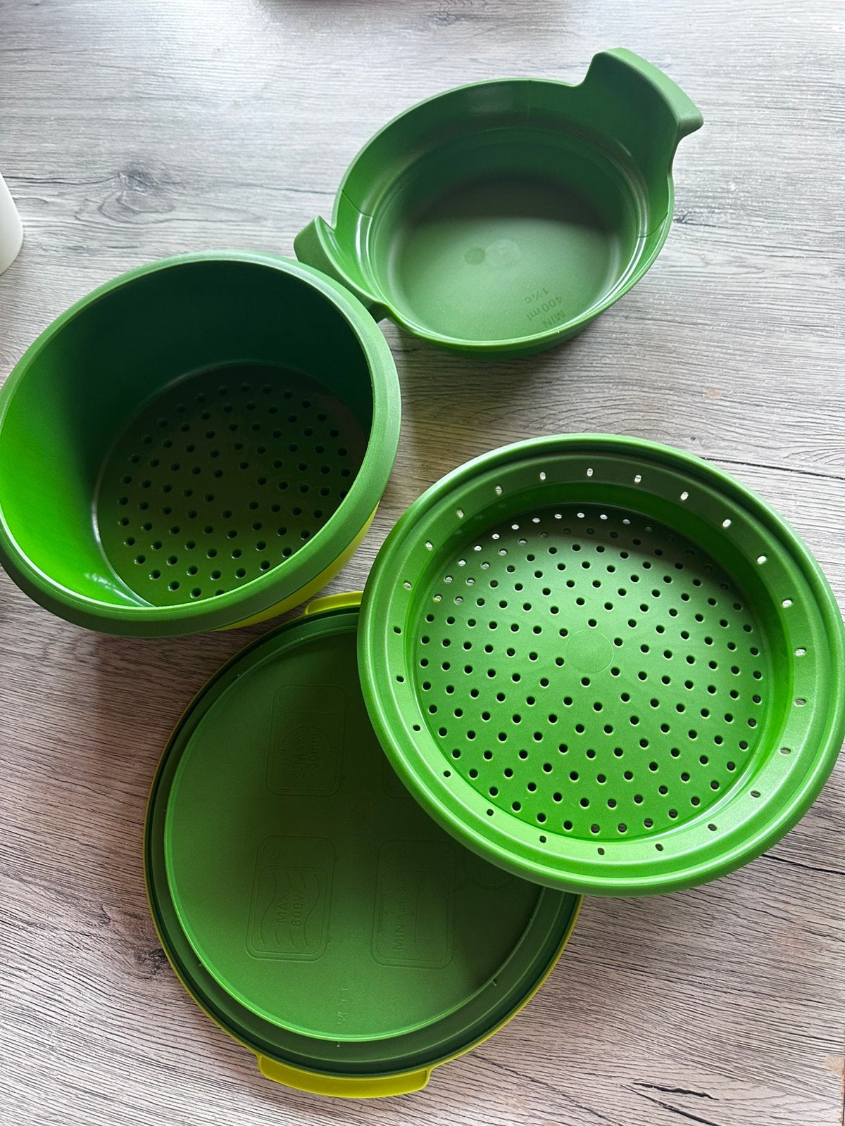 Lot Tupperware Micro Urban, Enlèvement, Comme neuf, Vert