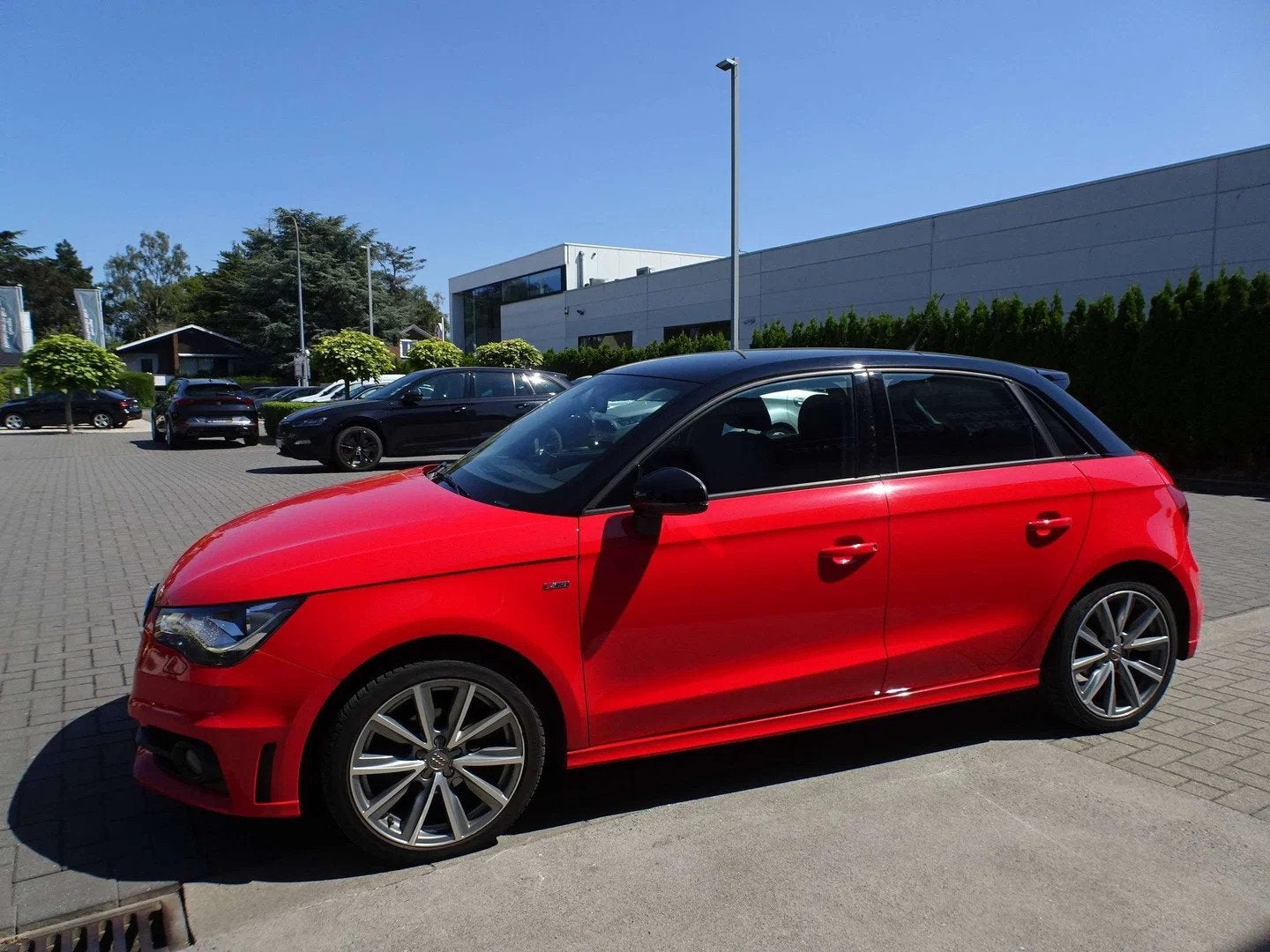 Audi A1 Sportback 1.2TFSi S-Line 5d. XENON,ALU 17",ZETELVERW, Stof, 4 cilinders, Bedrijf, 5 deurs