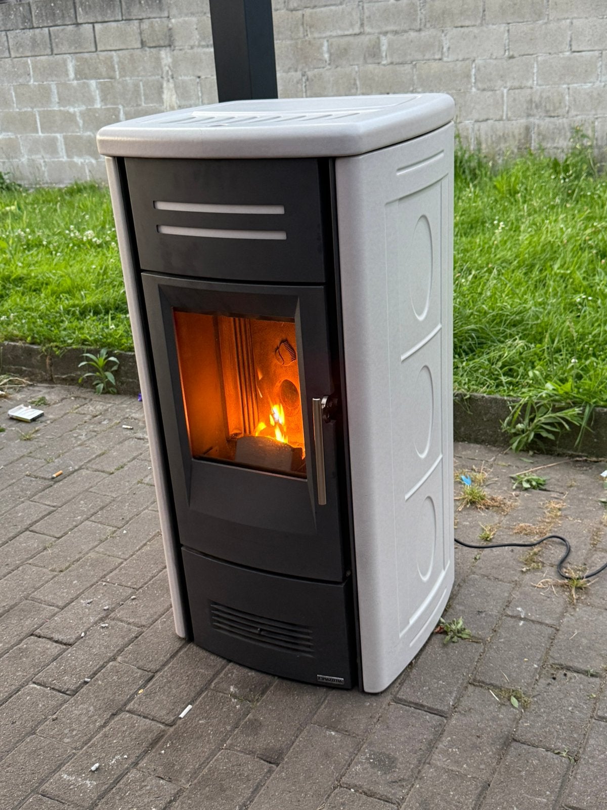 Pelletkachel piazzetta P958 8.6kw kan geleevert worden !, Huis en Inrichting, Haarden, Ophalen, Zo goed als nieuw