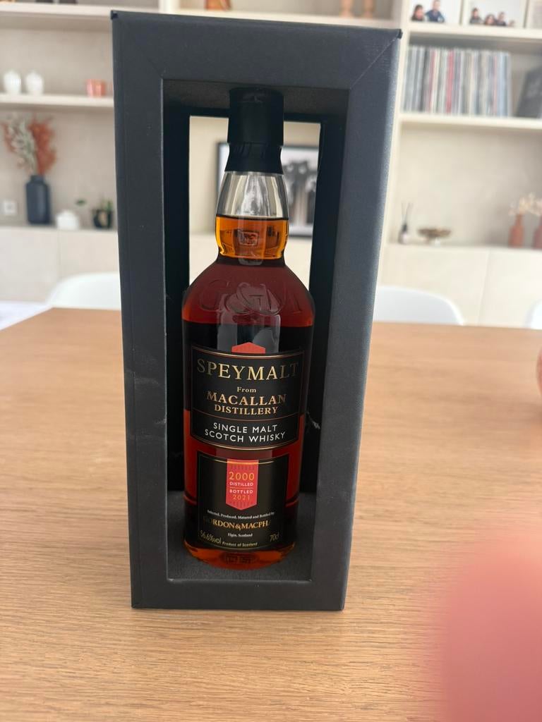 Speymalt: macallan distillery whisky, Ophalen of Verzenden, Zo goed als nieuw