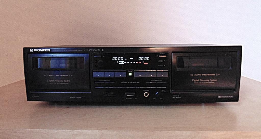 Lecteur cassette Pioneer CT-W606DR, Enlèvement ou Envoi, Double, Autres marques, Commandes tactiles