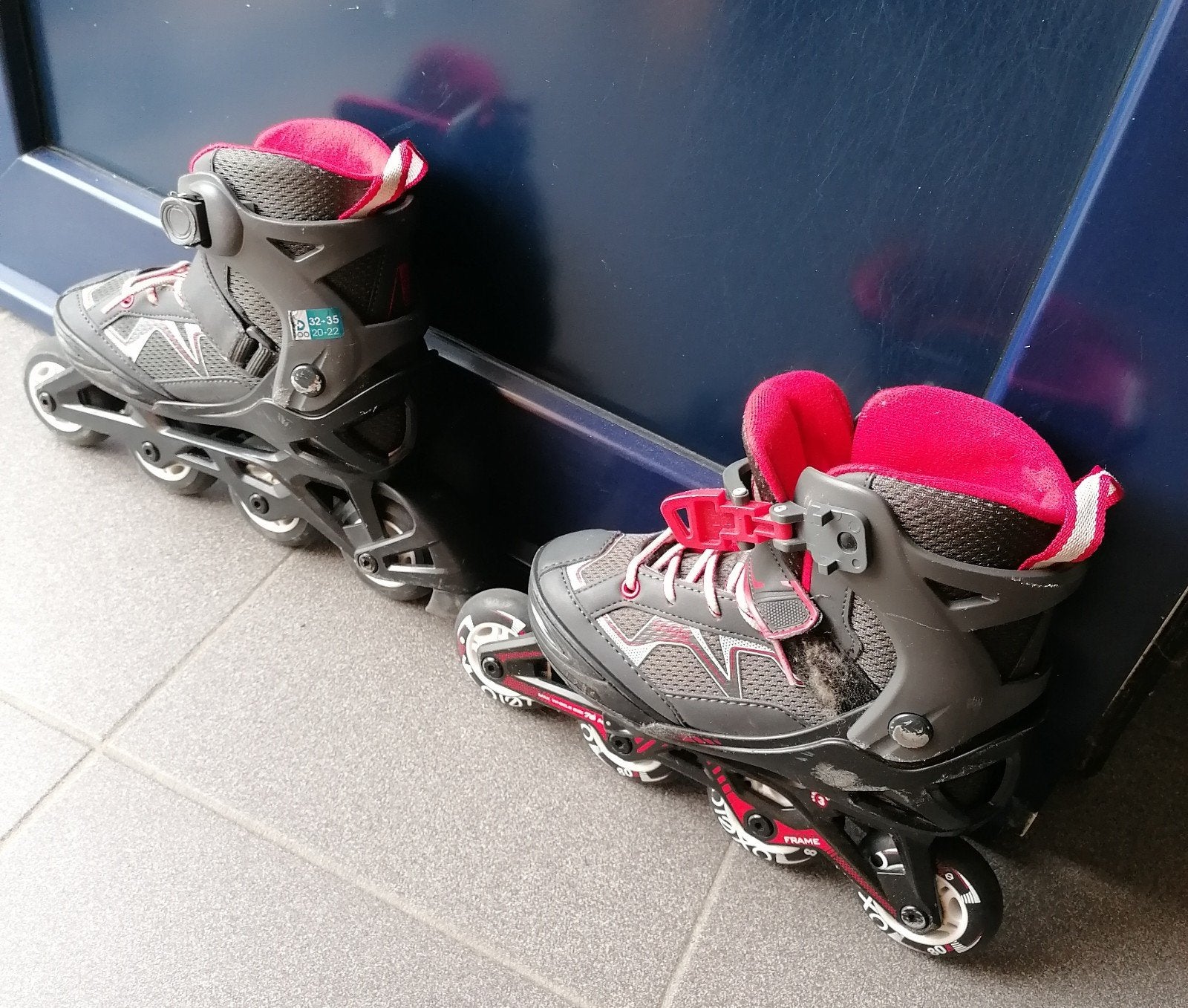 Skeelers Oxelo Mt 32-35, Sport en Fitness, Skeelers, Ophalen, Bescherming