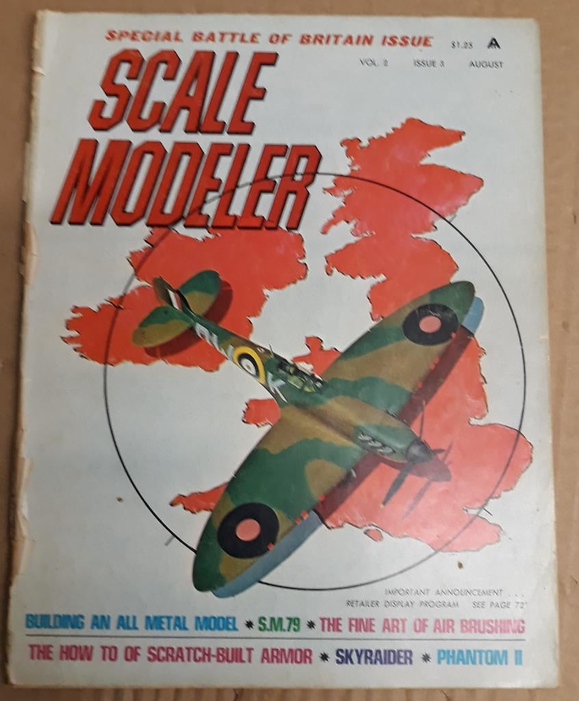 Magazine vintage « Scale Modeler », Enlèvement ou Envoi, Utilisé