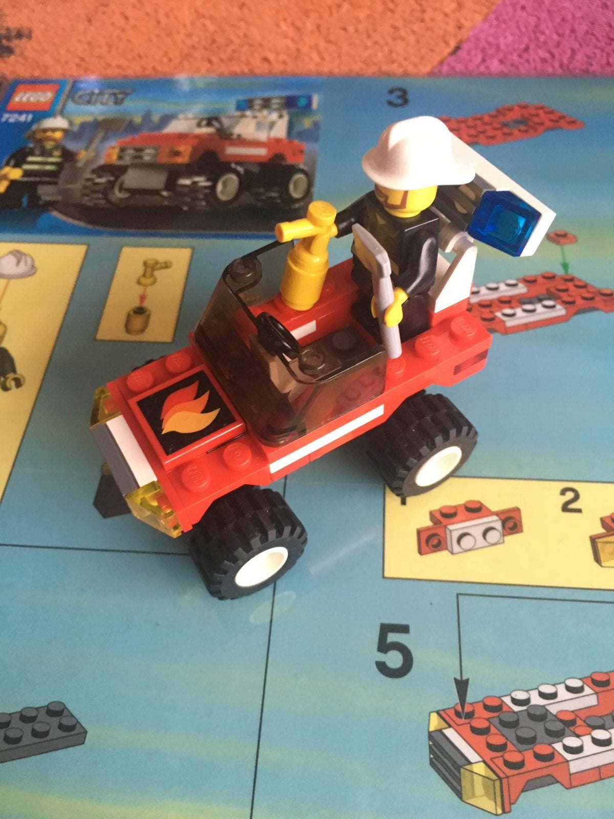 Lego city 7241 brandweer mini wagen, Kinderen en Baby's, Ophalen, Gebruikt, Lego, City