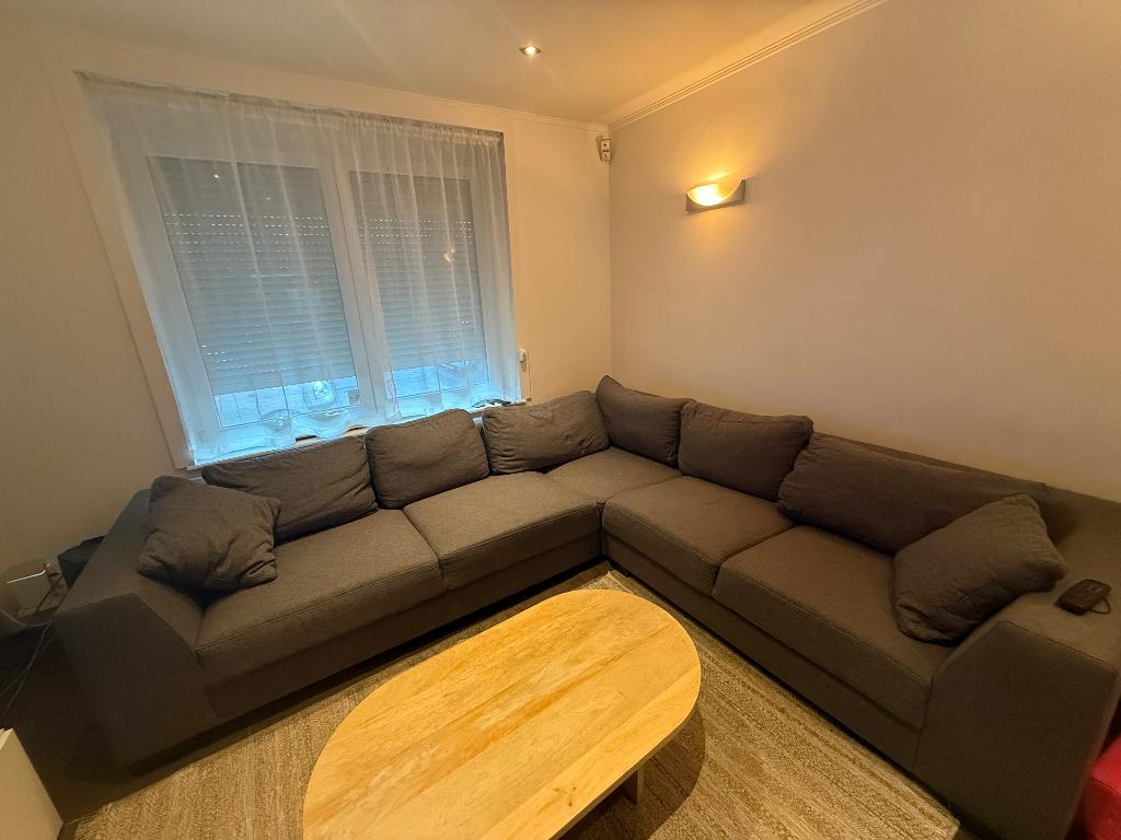 Canapé gris, Maison & Meubles, Canapés | Salons, 250 à 300 cm, Banc d'angle, Quatre personnes ou plus, 125 à 150 cm