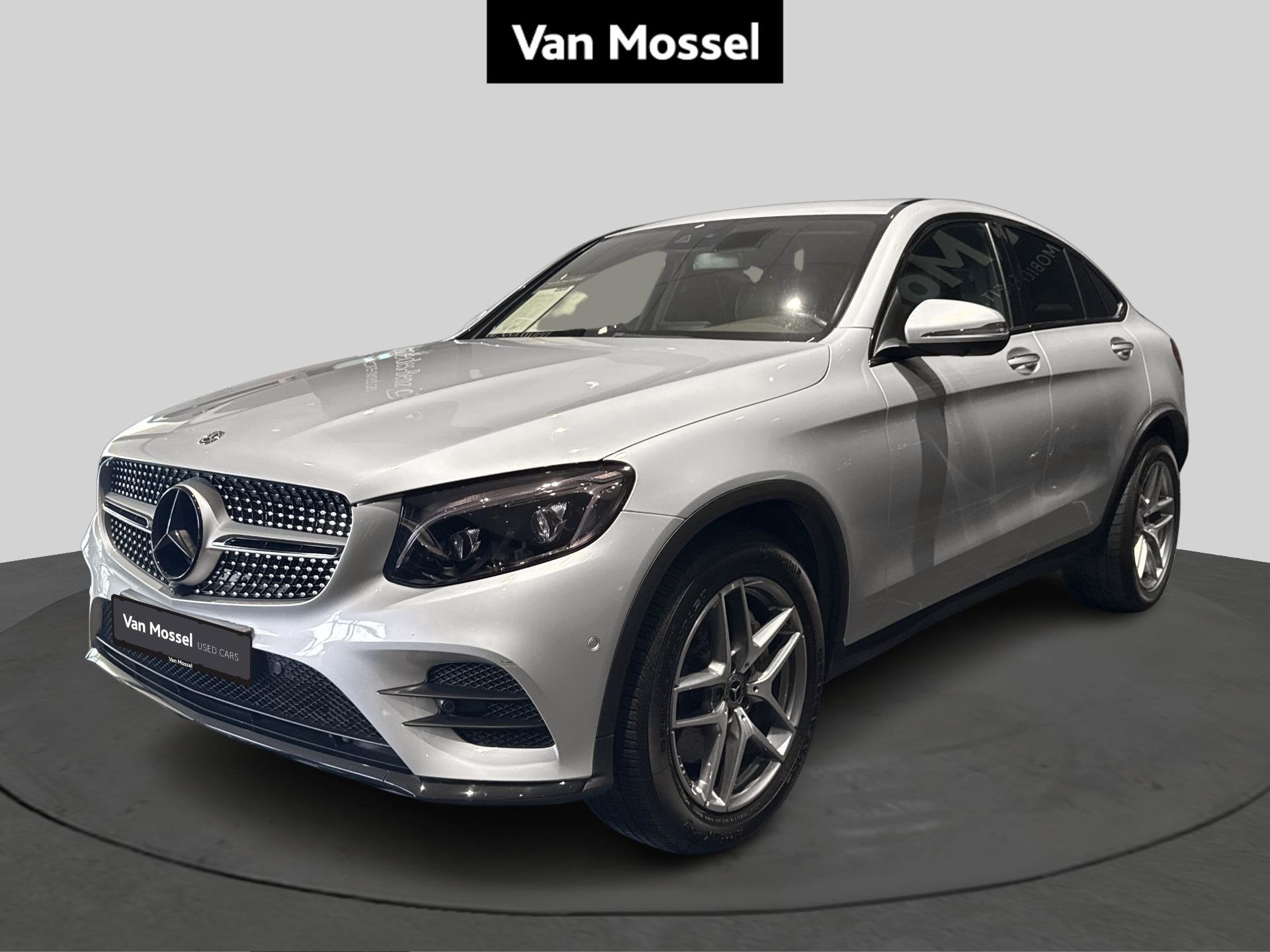 Mercedes-Benz GLC 250 4M Coupé + AMG LINE + TREKHAAK + OPEN, Auto's, Automaat, Dealer onderhouden, Stof, Gebruikt
