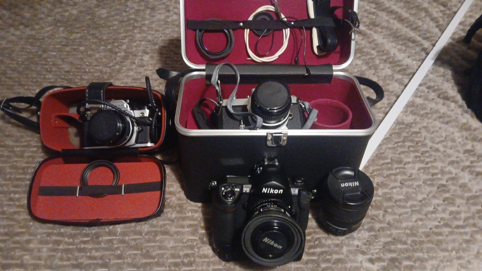 Lot Exceptionnel Nikon Argentique – Nikon F6 (Rare) + Nikkor, Enlèvement ou Envoi
