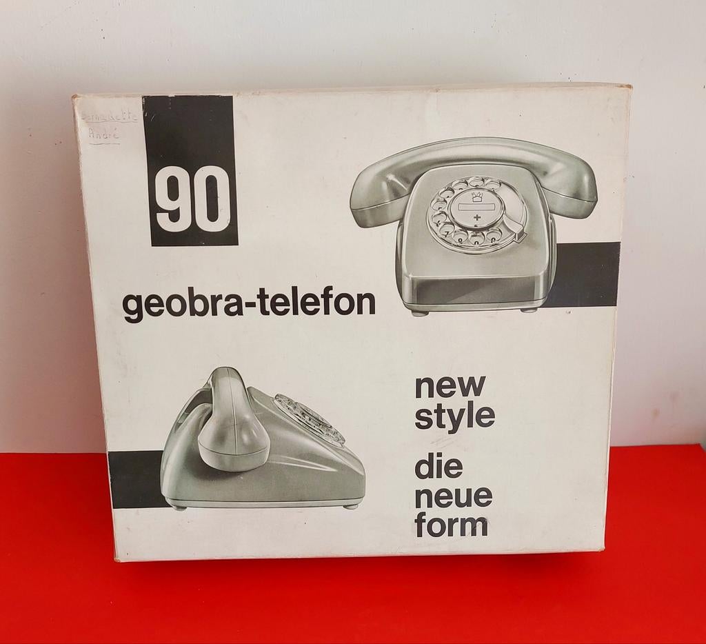 Géobra - vintage speelgoedtelefoon in doosje, Ophalen of Verzenden, Gebruikt