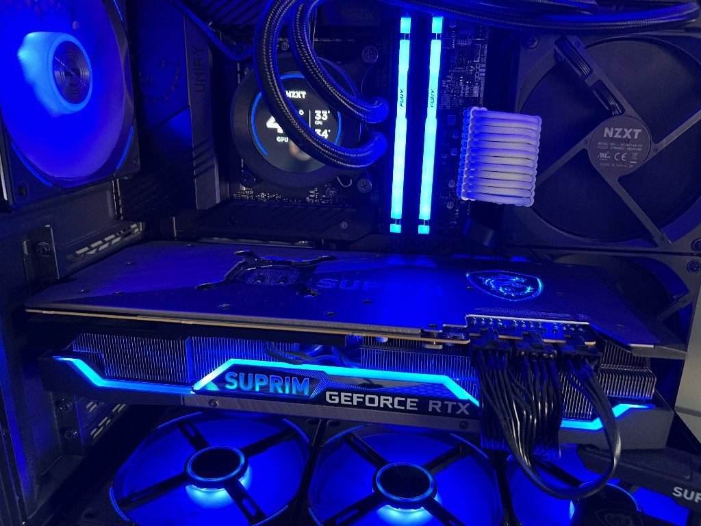 MSI GeForce RTX 3080 Ti SUPRIM X 12G, Computers en Software, Videokaarten, Ophalen, Gebruikt, GDDR6, PCI-Express 4
