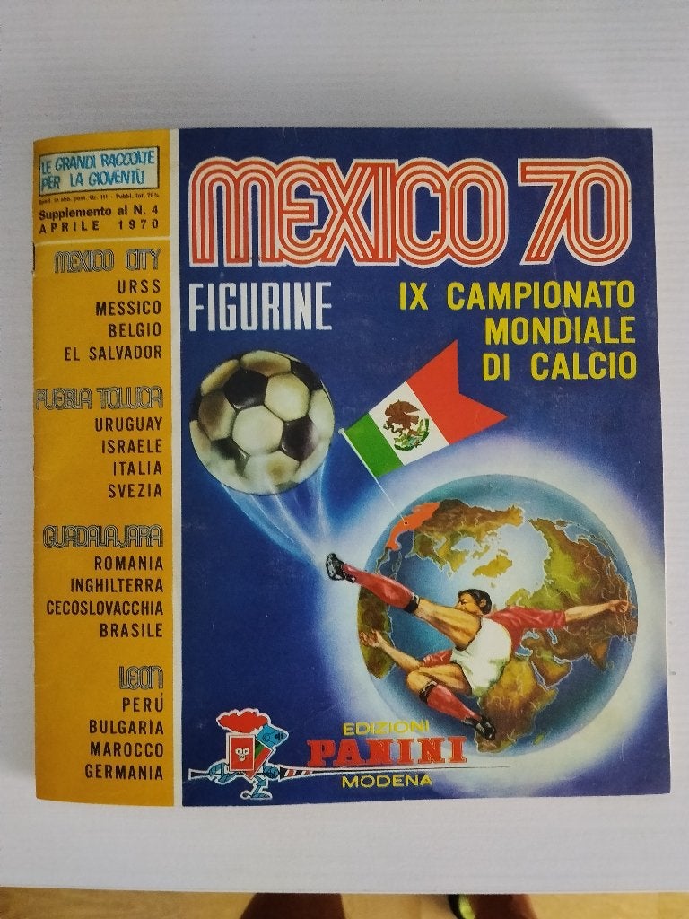 Album Mexico 70 Panini, Collections, Envoi, Utilisé, Cartes de joueur