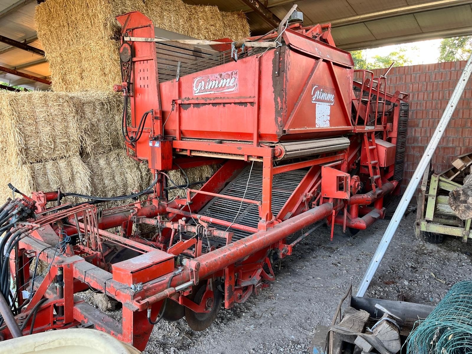 grimme dr 1500, Ophalen