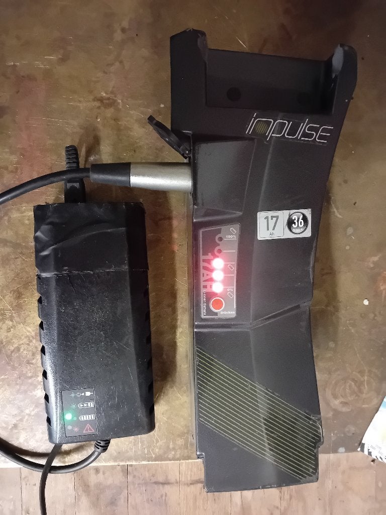 Batterij elektrisch fiets Kalkhoff, Enlèvement, Utilisé, 30 à 50 km par batterie, Autres marques