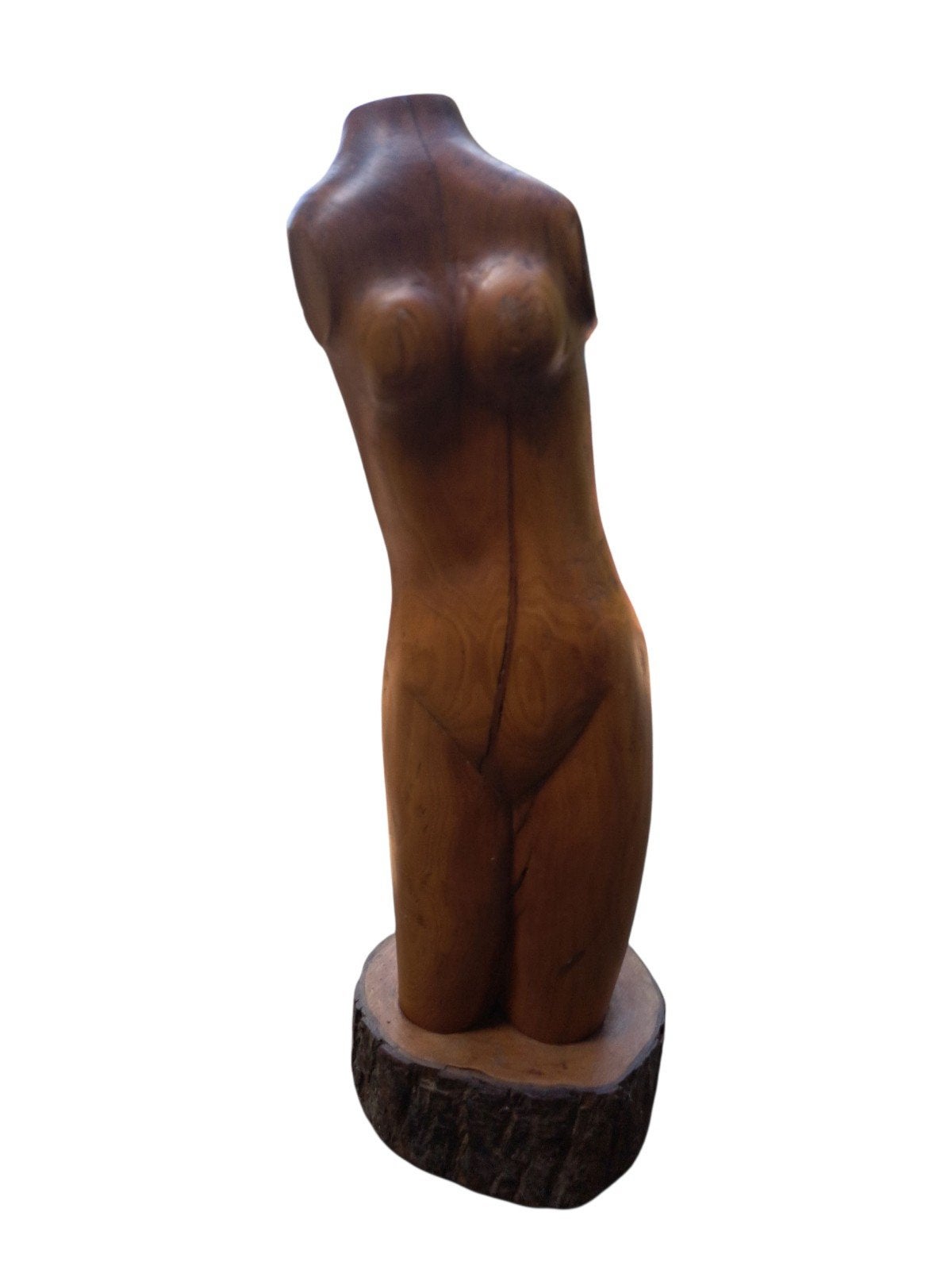 Prachtige houten torso "Hout naakt I" – Theo van Krimpen, Enlèvement ou Envoi, Classique, Bois, Statue