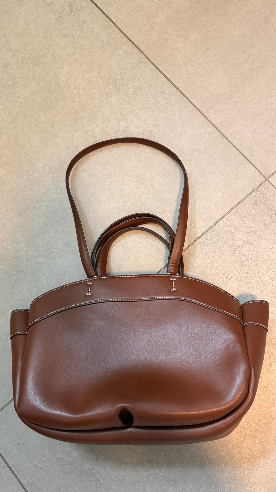 Sac marron de la marque We Zara, Envoi, Comme neuf