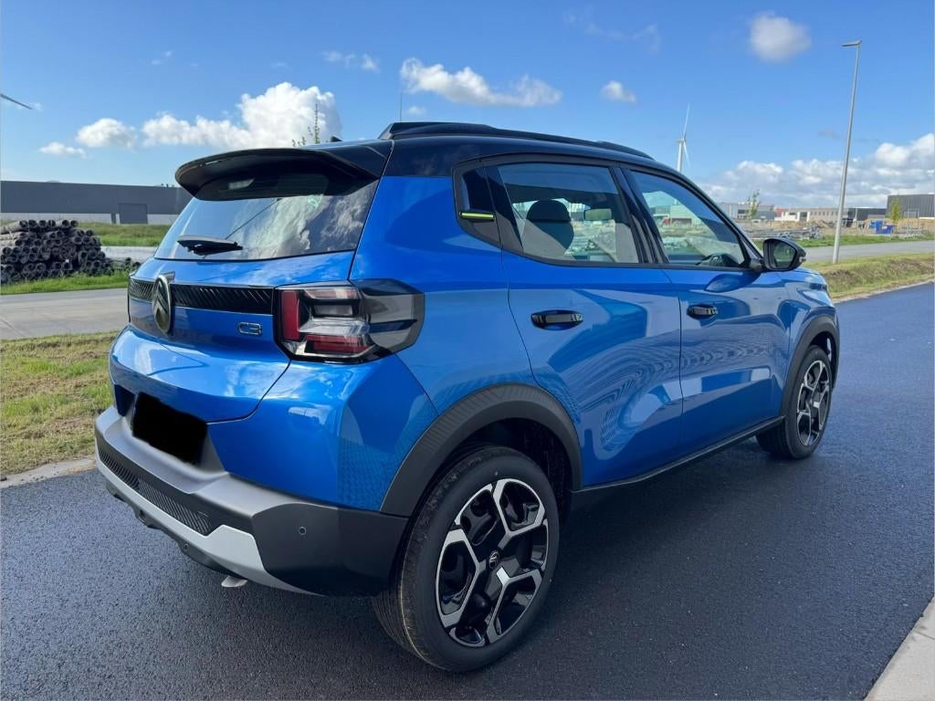 Citroen C3 1.2 Turbo You Pack Plus - Nieuw, Auto's, Voorwielaandrijving, Stof, Blauw, Bedrijf