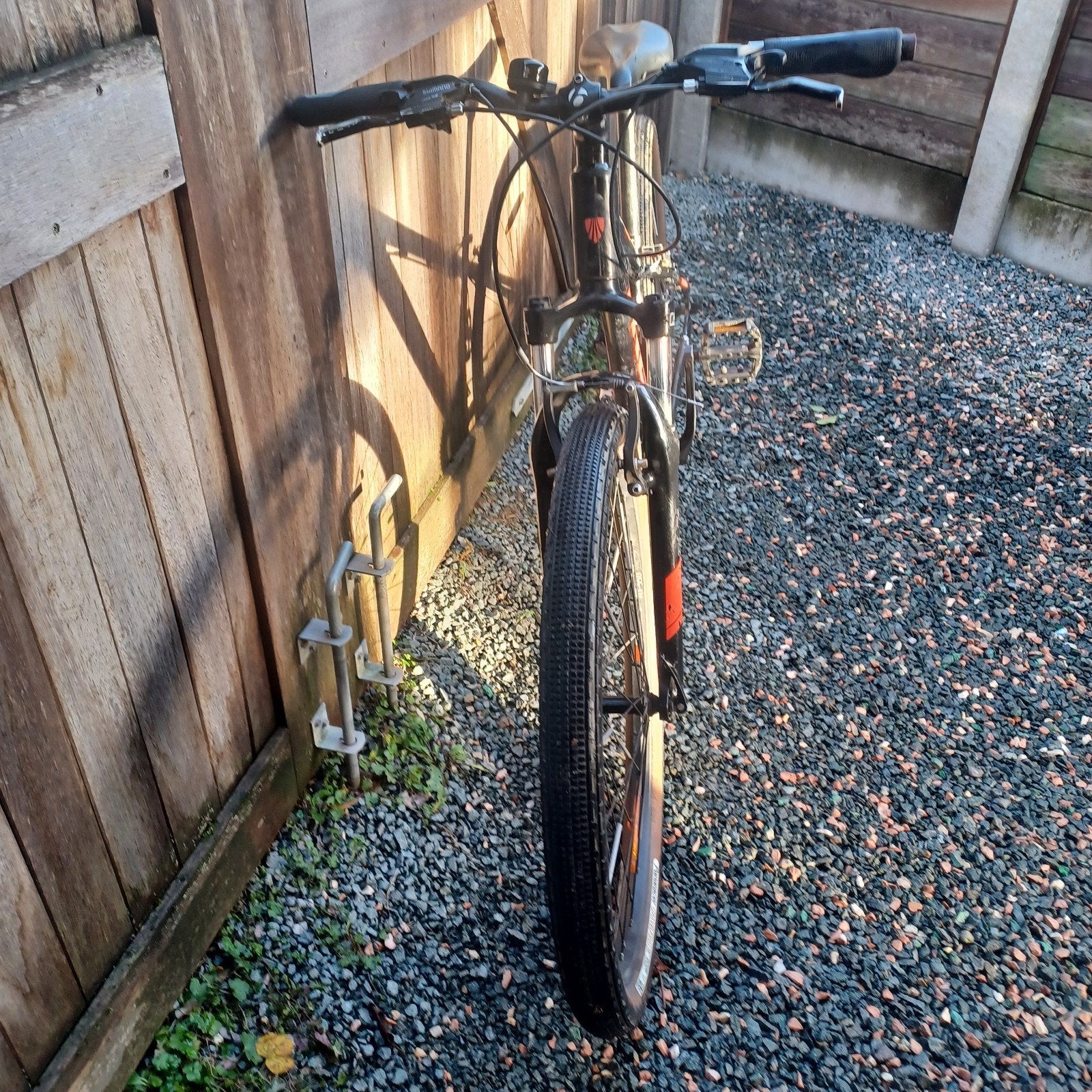 Trek Marlin 4 Mountainbike – Stoere Hardtail (Zwart/Oranje), Ophalen, Gebruikt, Staal, V-brakes