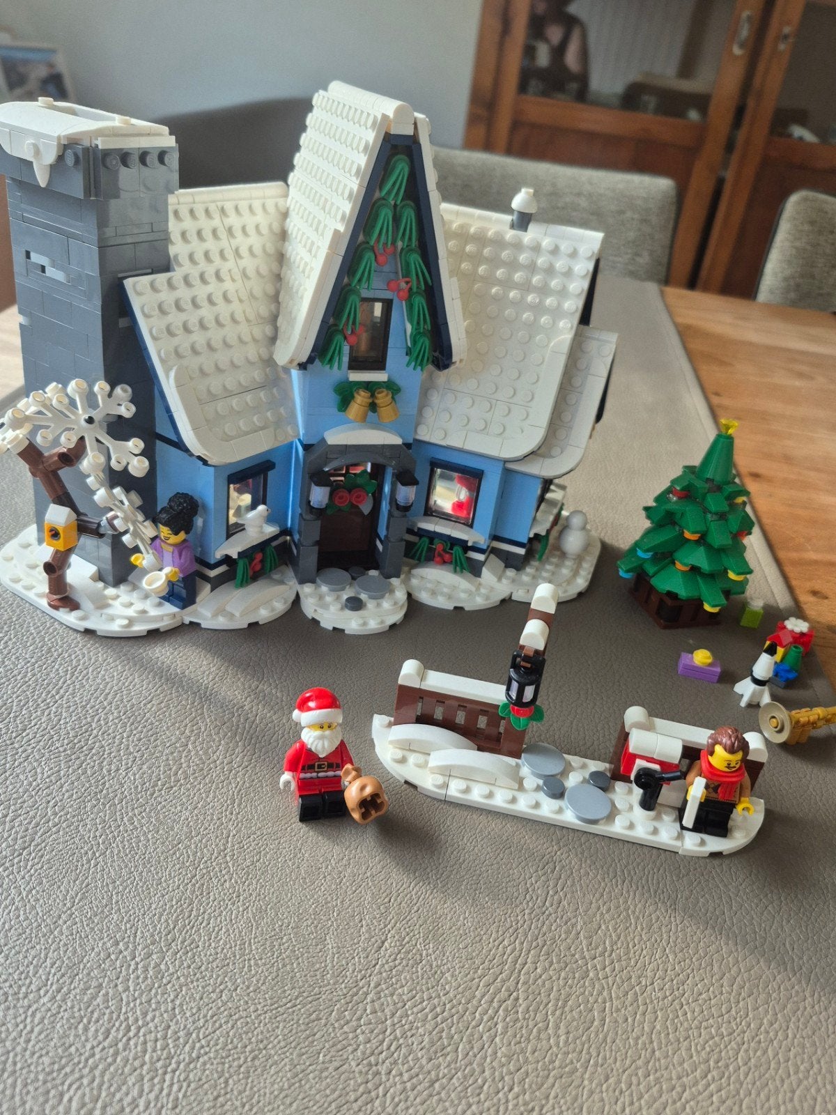 Lego Bezoek van de Kerstman, Ophalen, Lego