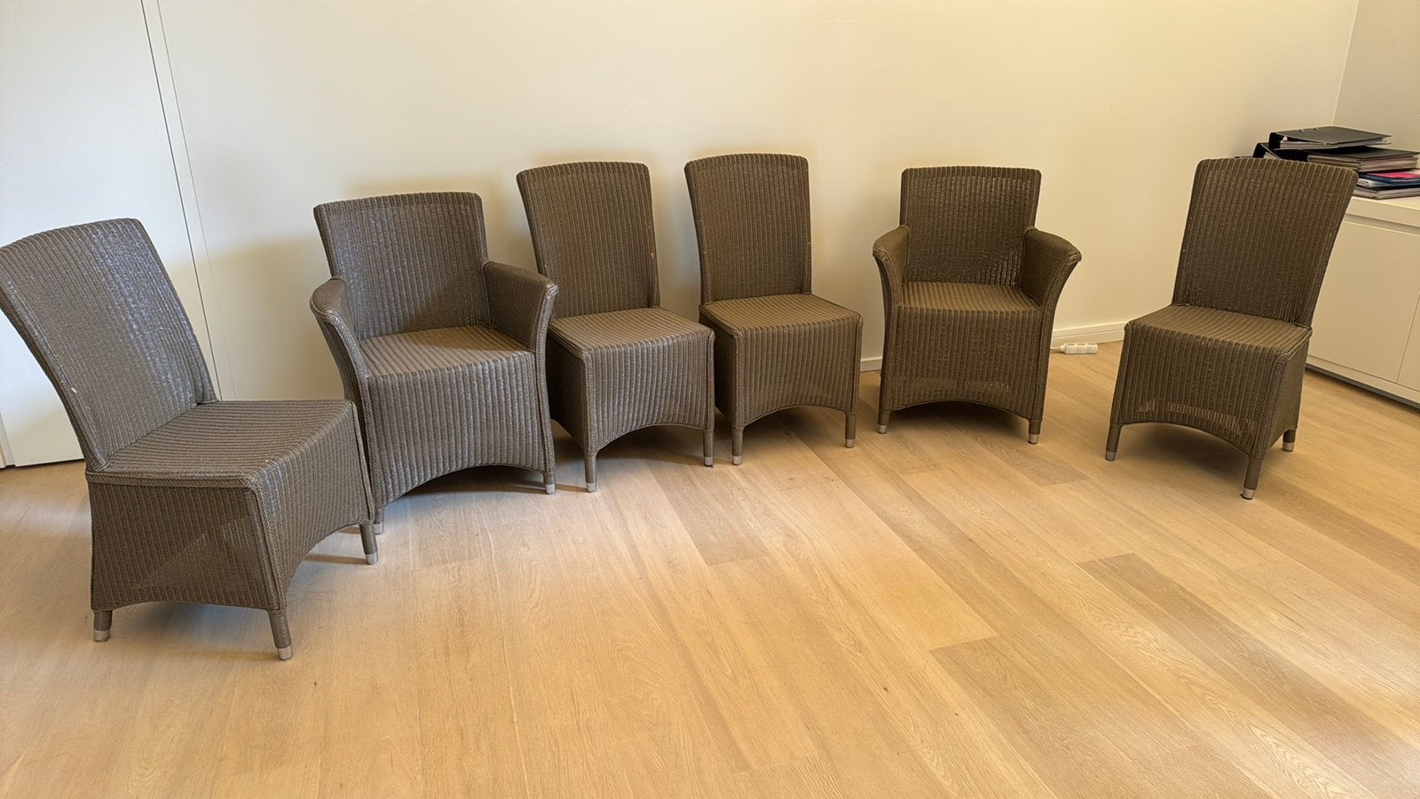6 chaises en osier Vincent Sheppard, Enlèvement, Comme neuf