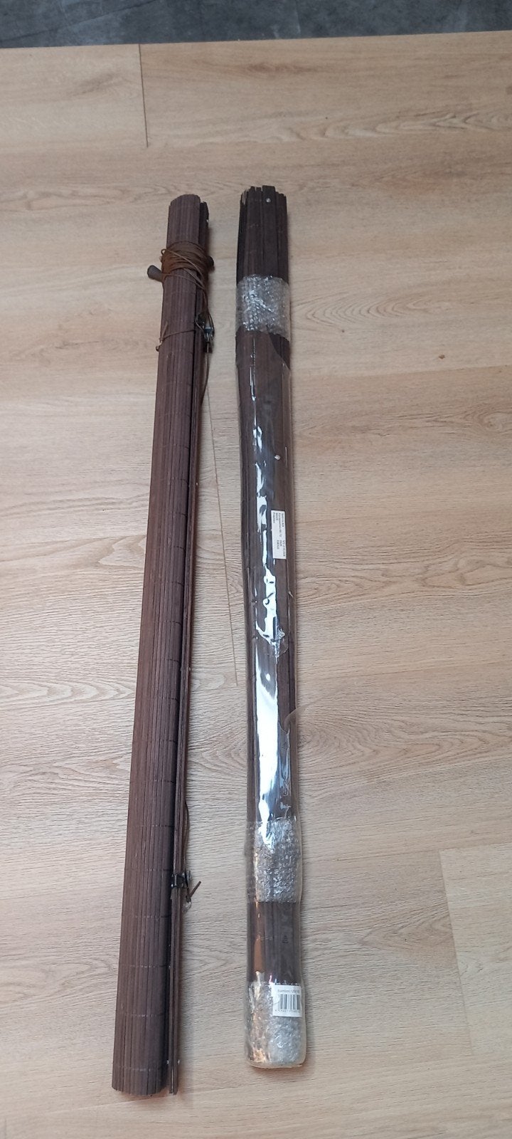 2 nieuwe bamboe rolgordijnen 120B/160H, 120 cm, Overige merken, Nieuw, Ophalen of Verzenden
