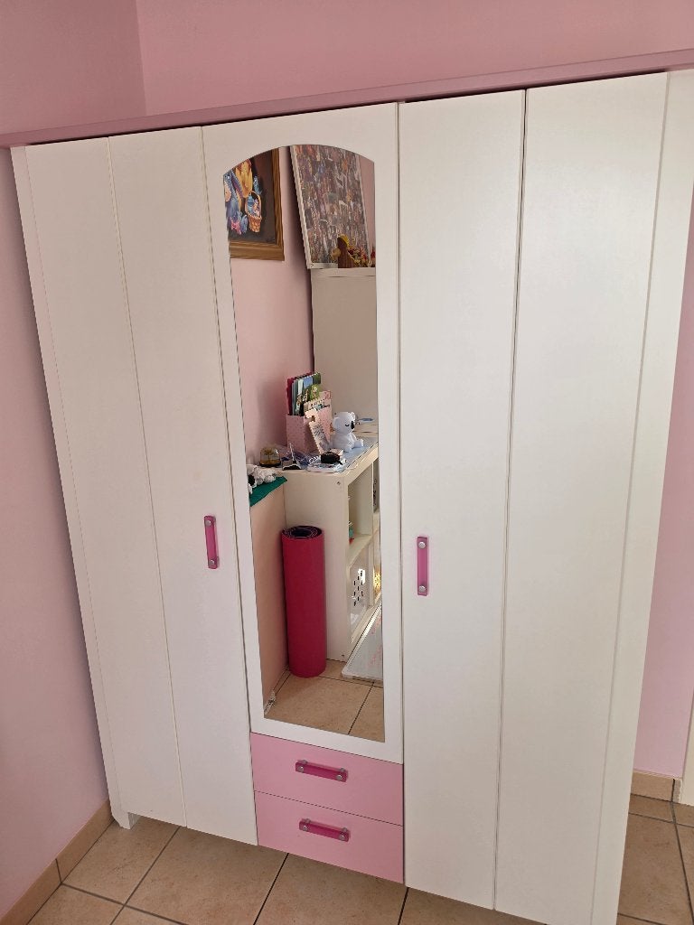 Kleerklast kind, Maison & Meubles, Armoires | Penderies & Garde-robes, Utilisé, 150 à 200 cm, 100 à 150 cm, 50 à 75 cm, Avec tiroir(s)