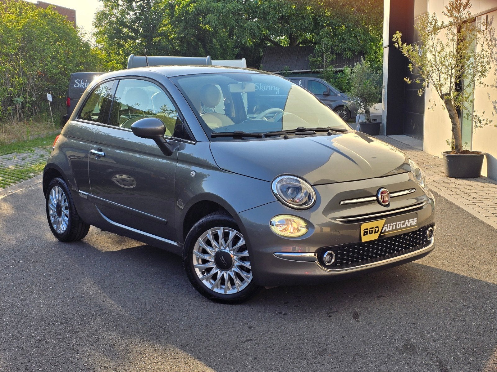 Fiat 500 1.2i Lounge TOMTOM/Panodak/Bluetooth/12M Garantie, Autos, Achat, Entreprise, Boîte manuelle, Noir