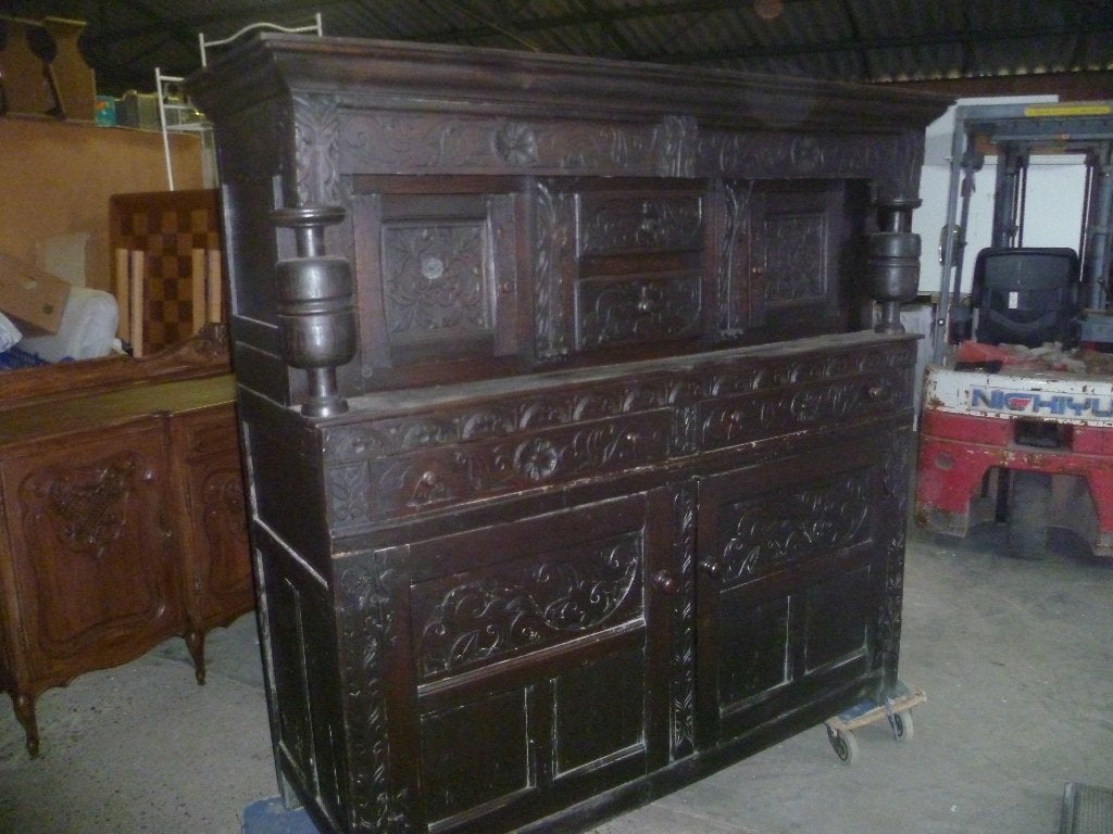 ANTIEKE TUDOR KAST, Antiek en Kunst, Ophalen