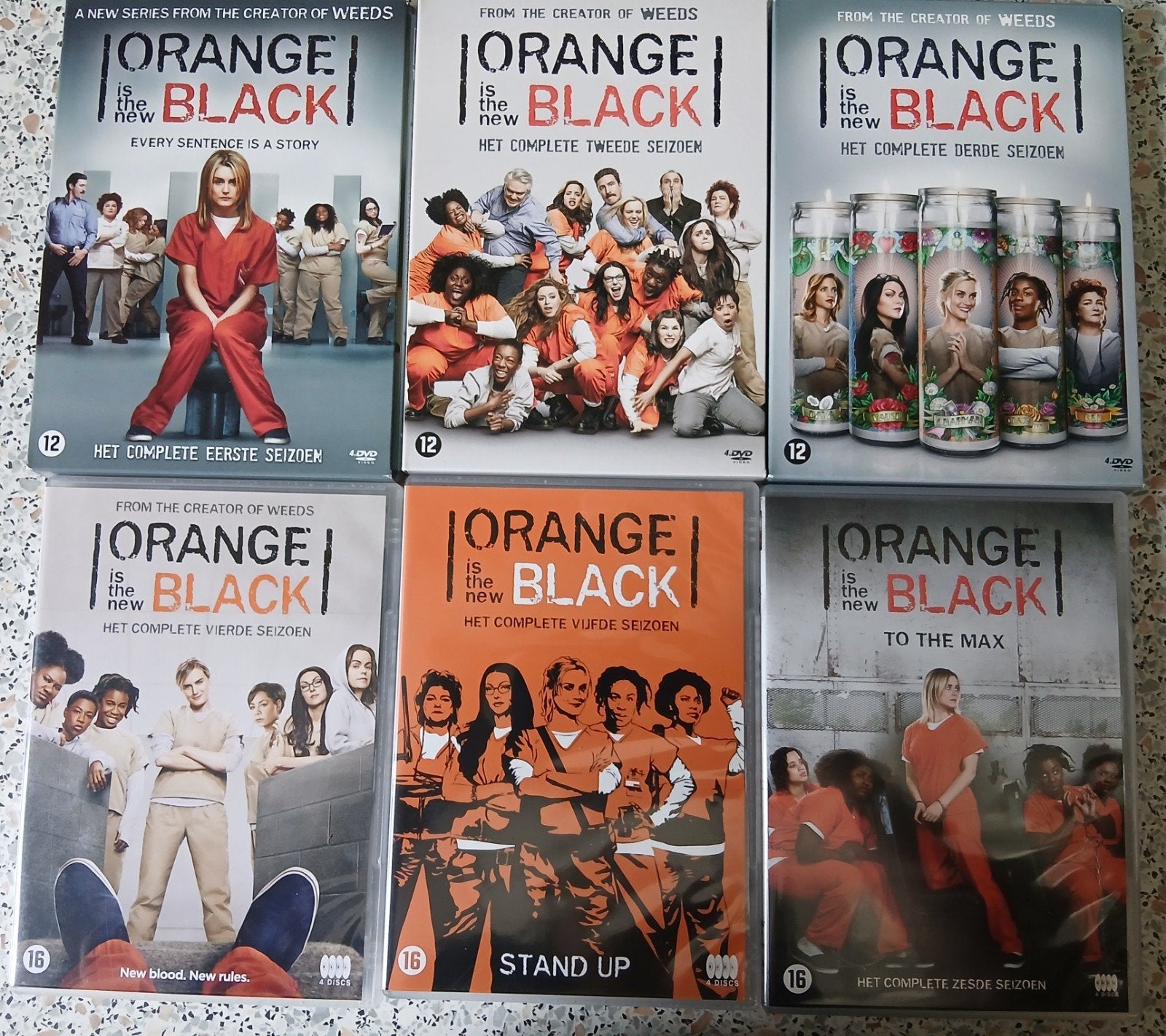Orange is the New Black  1 - 6, Cd's en Dvd's, Dvd's | Tv en Series, Engels, Nederlands, Ophalen of Verzenden, Zo goed als nieuw