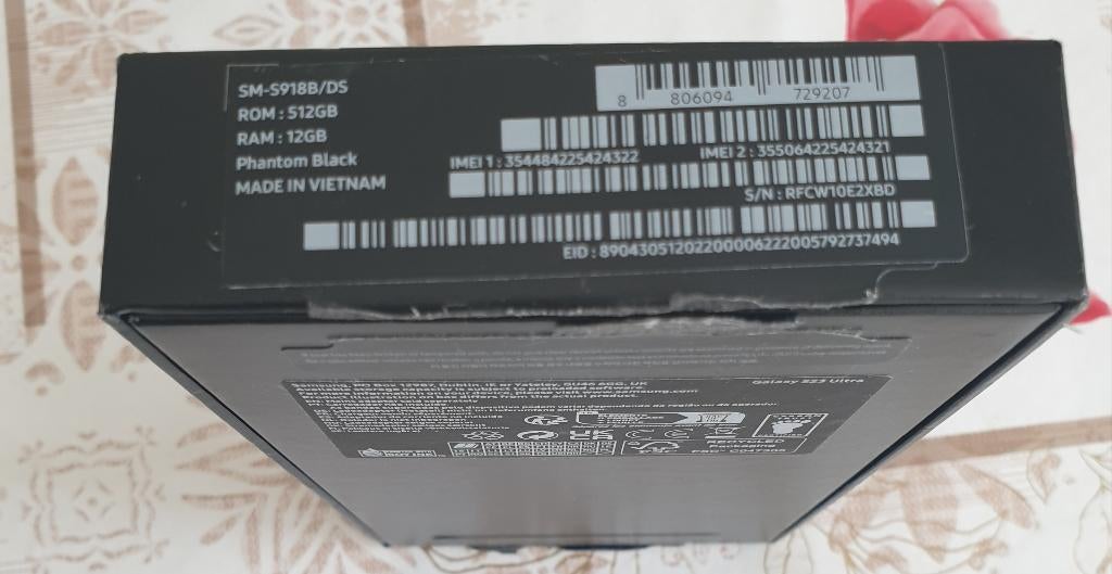 Samsung s23 ultra 512G noire, 10 mégapixels ou plus, Enlèvement, Sans abonnement, Sans simlock