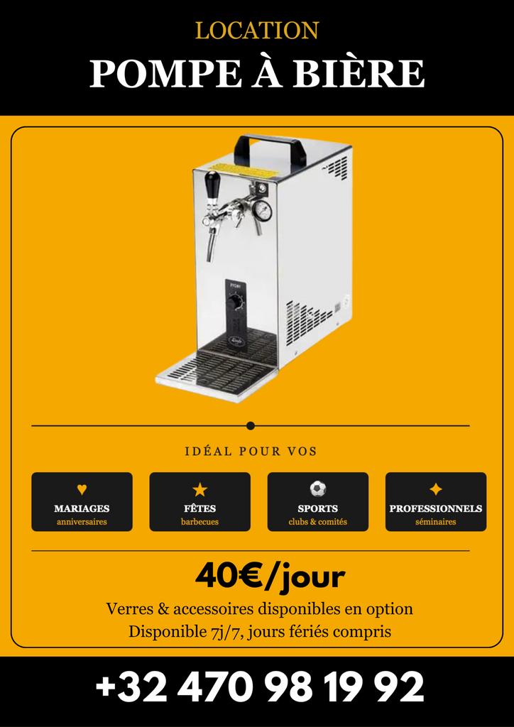 Location pompe à bière, Enlèvement, Comme neuf