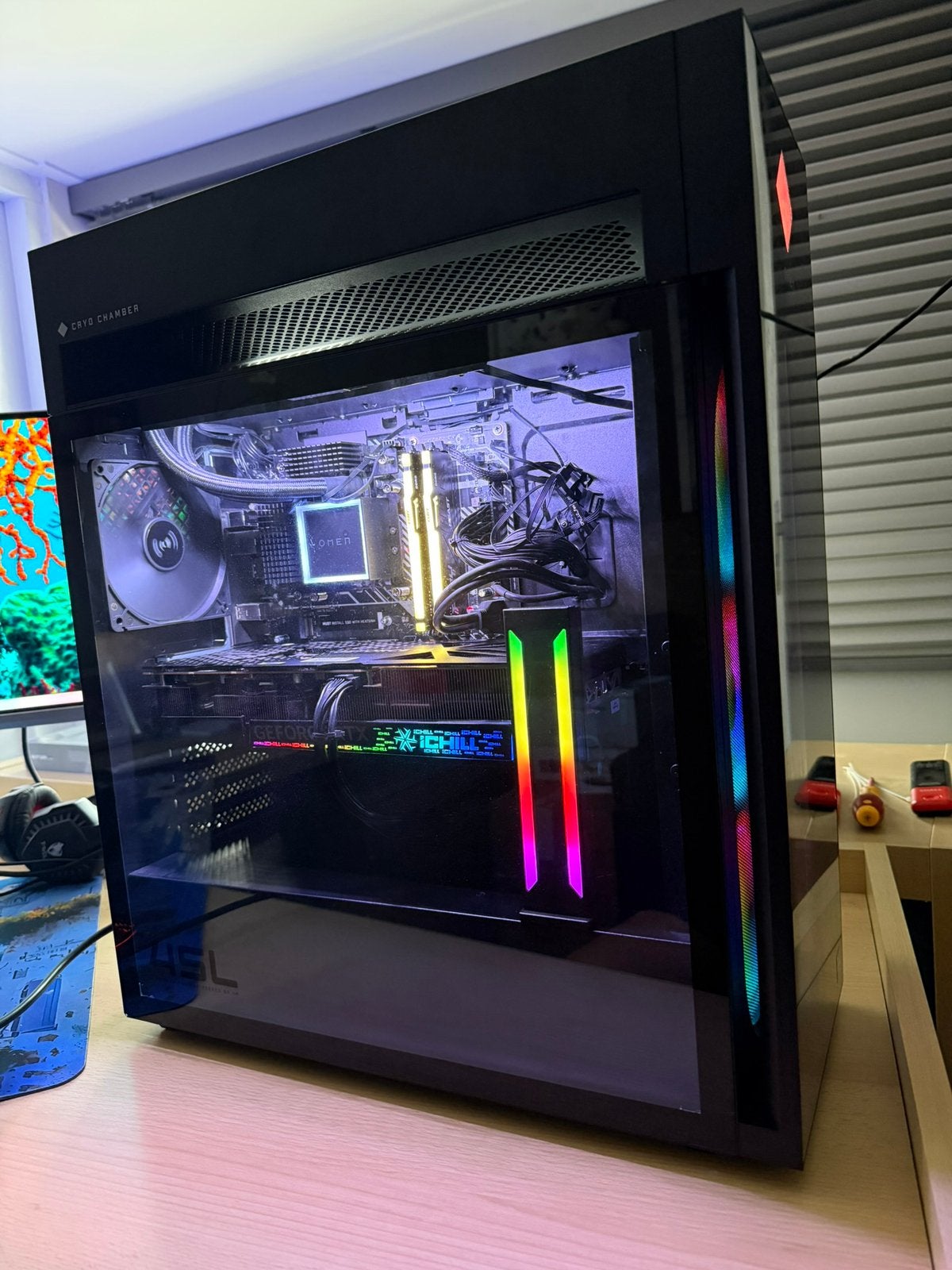 Koopje top pc i9 14900k HP OMEN rtx 4080 32gb, Computers en Software, Ophalen of Verzenden, Zo goed als nieuw, Gaming, SSD