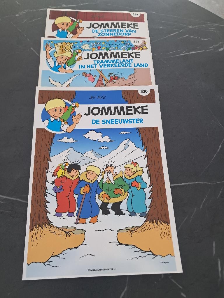 LOT Jommeke Nr. 324-327-330, Meerdere stripboeken, Ophalen of Verzenden, Zo goed als nieuw