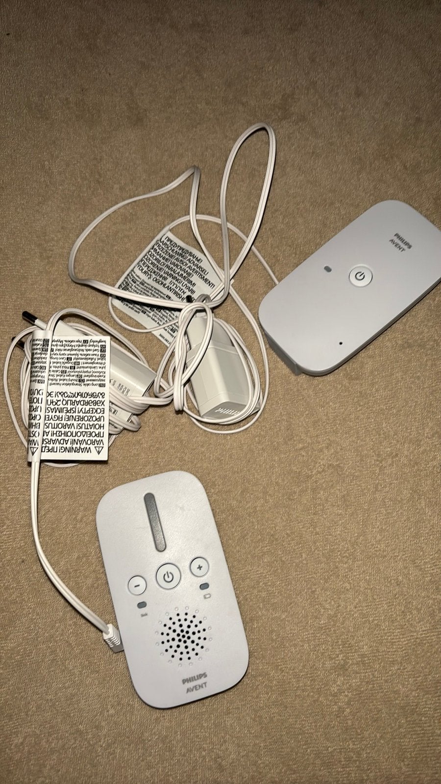 Philips babyfoon, Ophalen, Gebruikt