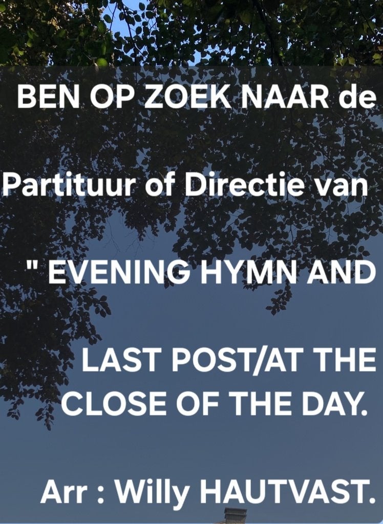 PARTITUUR HARMONIEORKEST, Muziek en Instrumenten, Verzenden, Gebruikt
