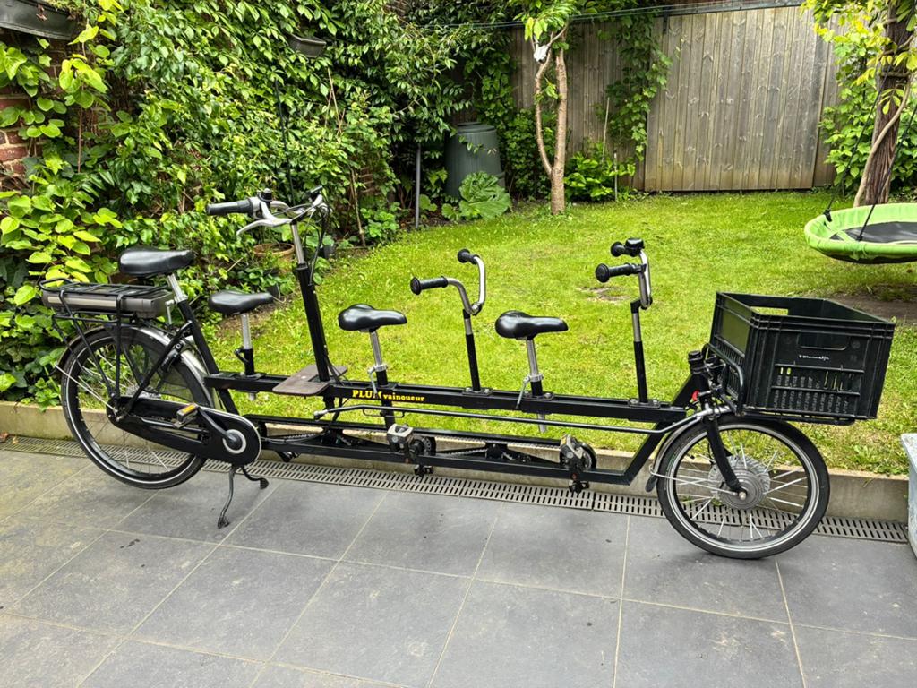 Onderwaterfiets / tandem (elektrisch) voor ouder en kinderen, Fietsen en Brommers, Ophalen, Gebruikt, Minder dan 10 versnellingen