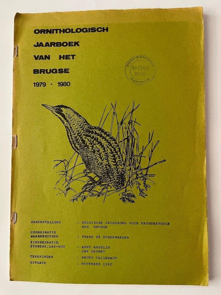 Ornitologisch jaarboek van het Brugse 1979-1980, Livres, Enlèvement ou Envoi, Utilisé, Nature en général