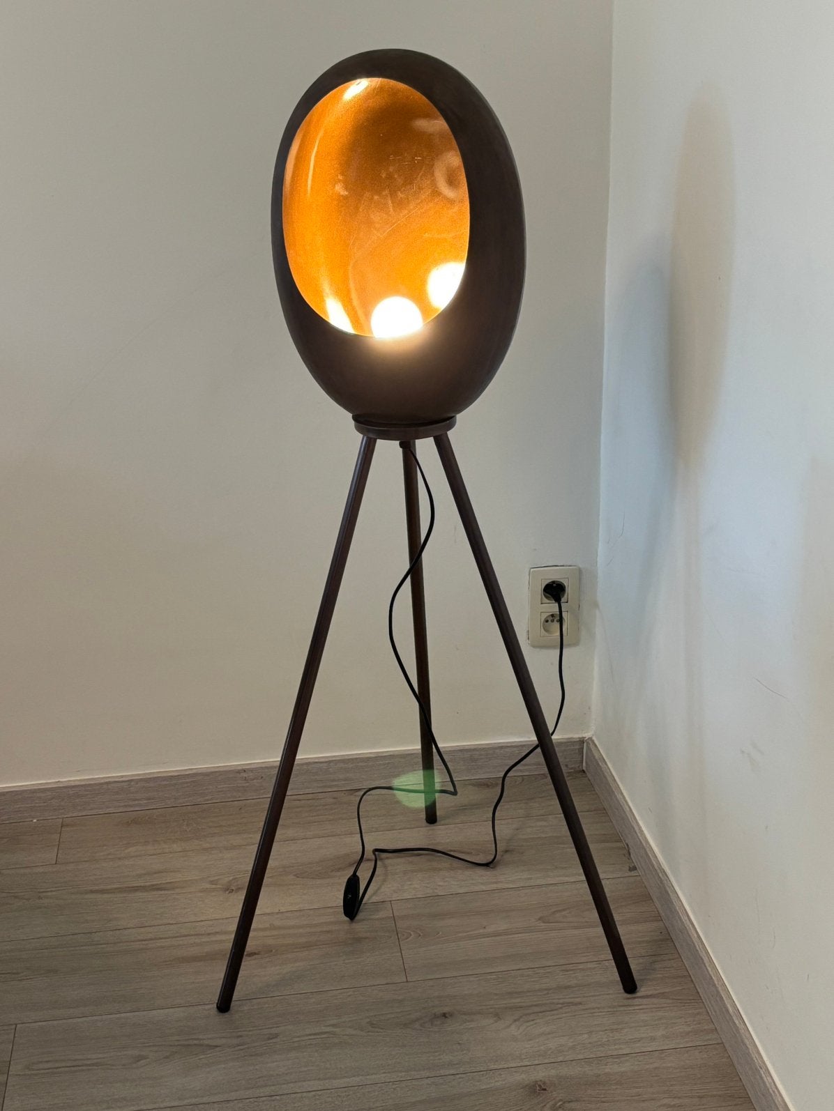 Lampe trepied neuf marque Country couleur Bronze, Enlèvement ou Envoi, Comme neuf