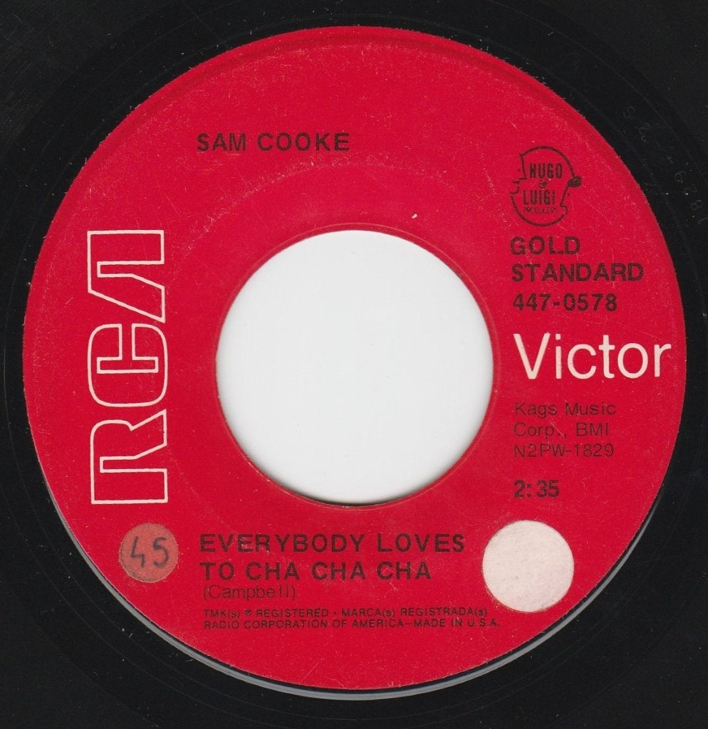 Sam Cooke - Everybody Loves To Cha Cha * Popcorn Oldies *, Enlèvement ou Envoi, 7 inch, Housse de protection extérieure, Utilisé
