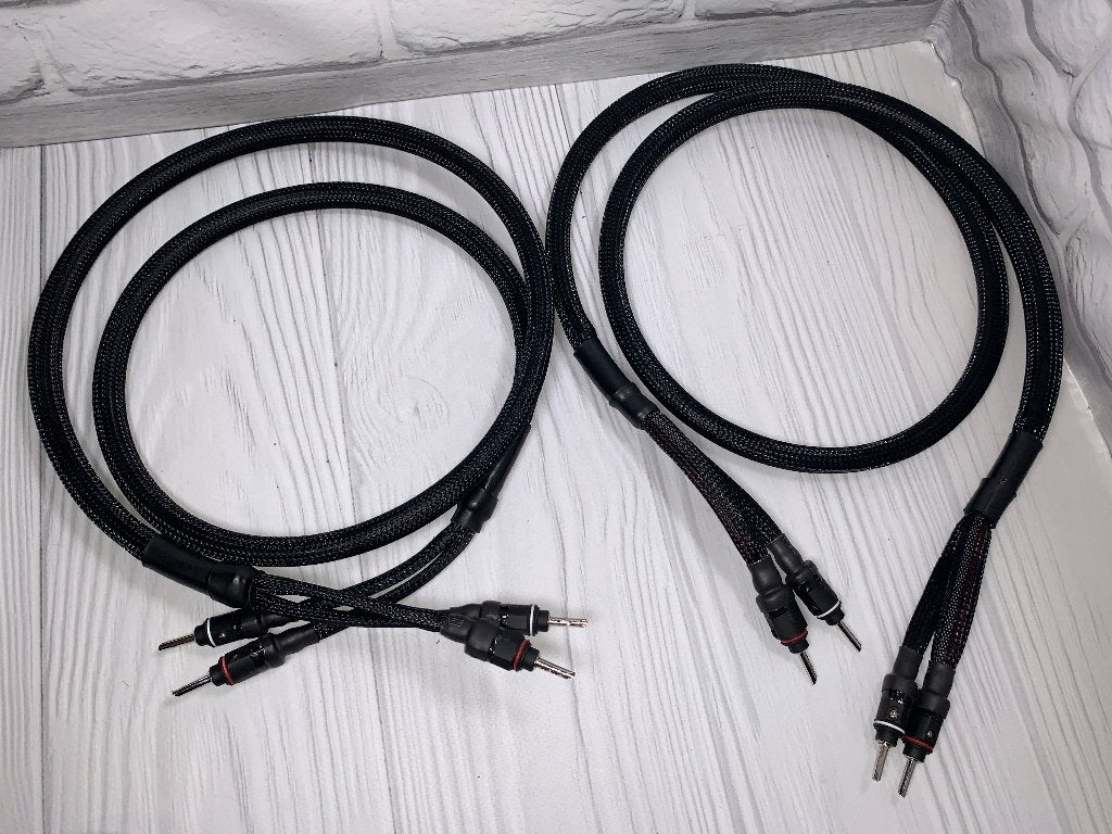 Silent Wire LS7 high-end luidsprekerkabel (Duitsland), Envoi, Comme neuf, Moins de 2 mètres, Câble de haut-parleur