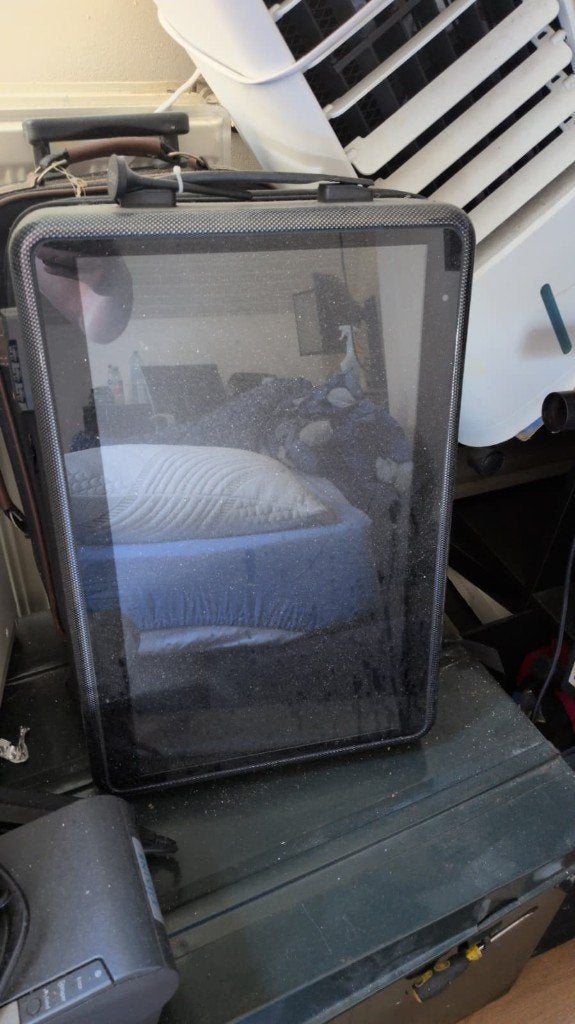 rugzak met scherm te koop met android gekocht voor 450€, Computers en Software, Monitoren, Ophalen, Zo goed als nieuw, HDMI
