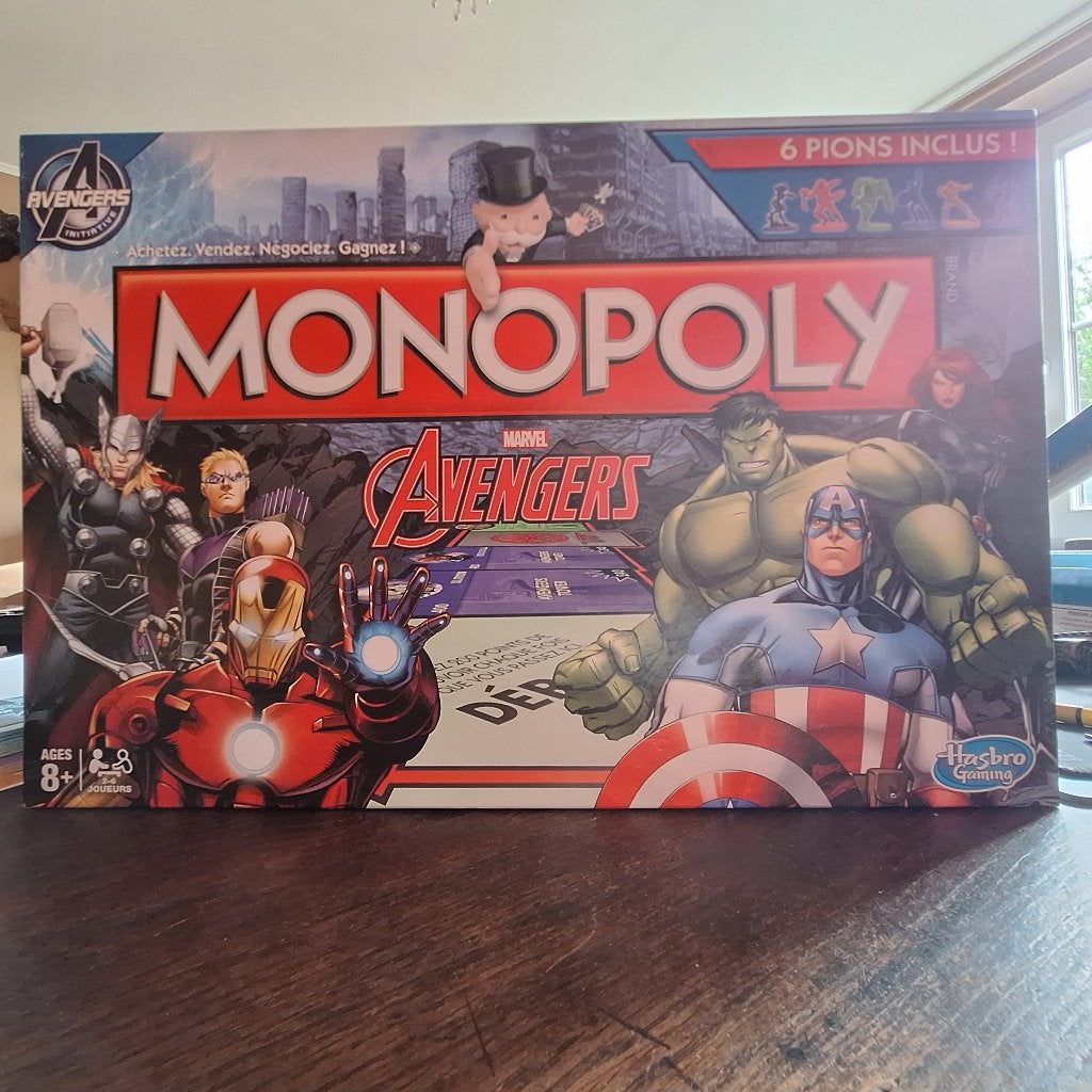 monopoly avenger 2014, Hobby & Loisirs créatifs, Jeux de société | Jeux de plateau, Cinq joueurs ou plus, Enlèvement ou Envoi