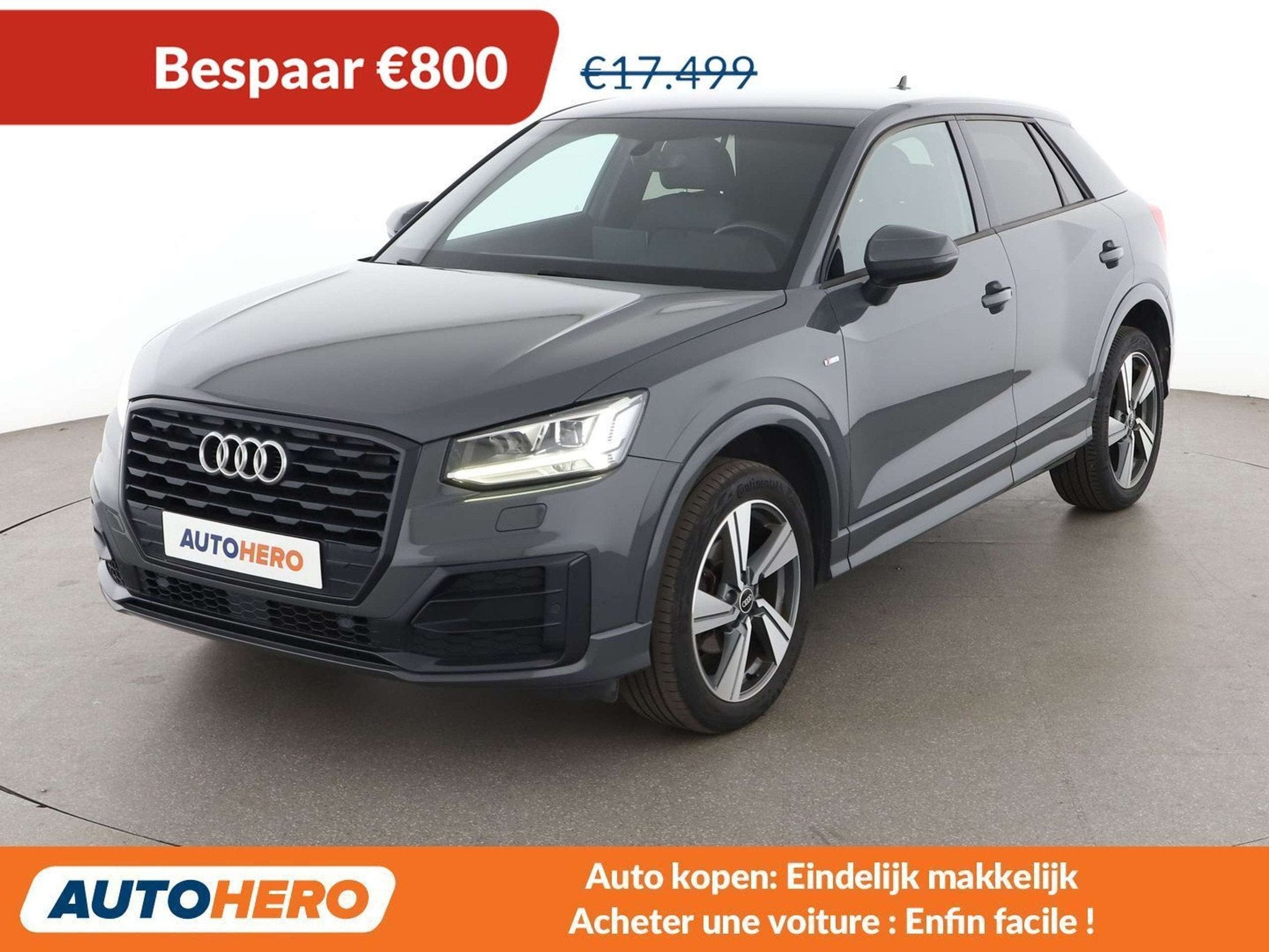 Audi Q2 35 TFSI (année de construction 2020, automatique), Autos, Cuir, Argent ou Gris, Achat, Autres carburants