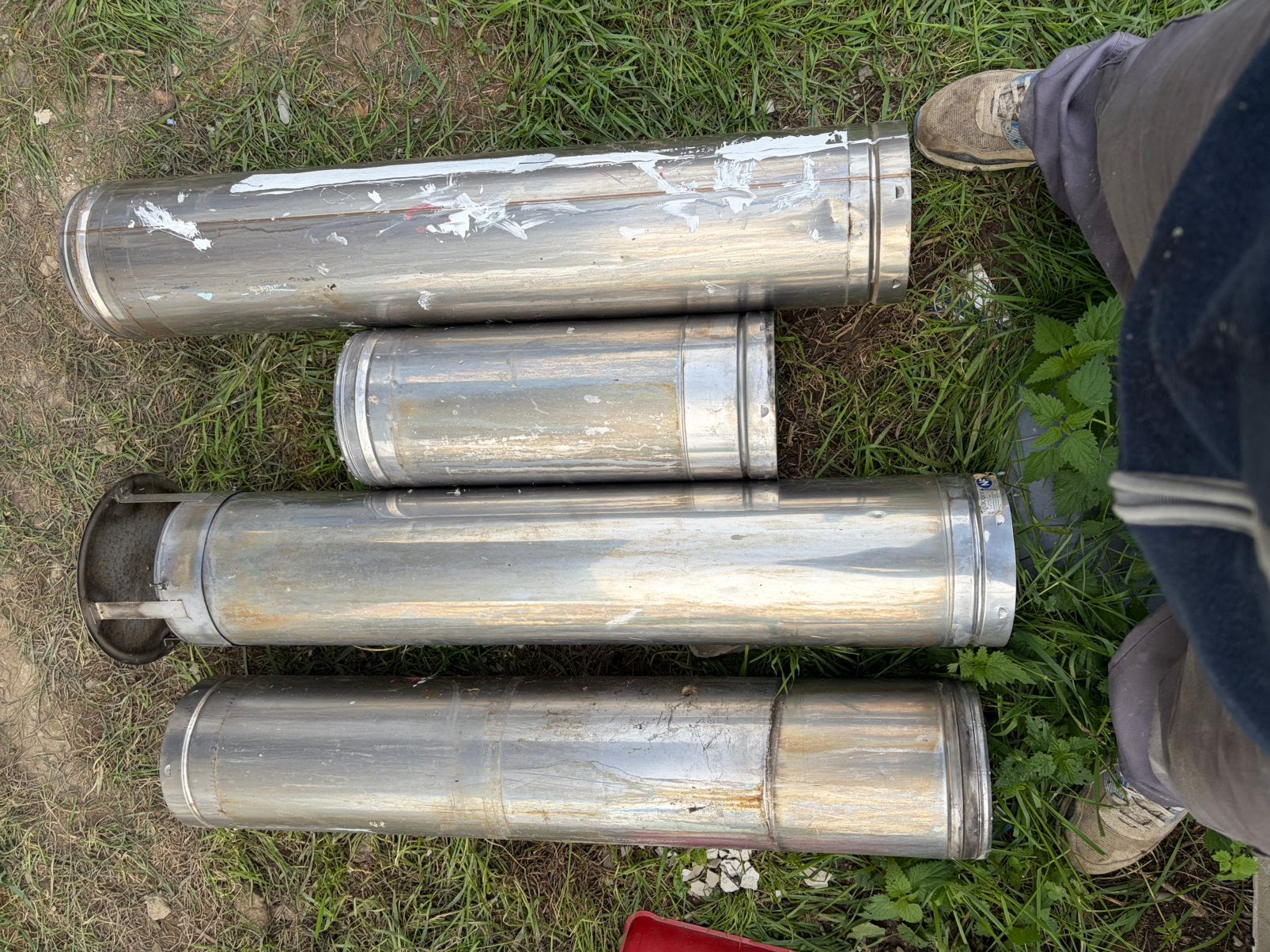 À vendre cheminée, double paroi en inox, Enlèvement