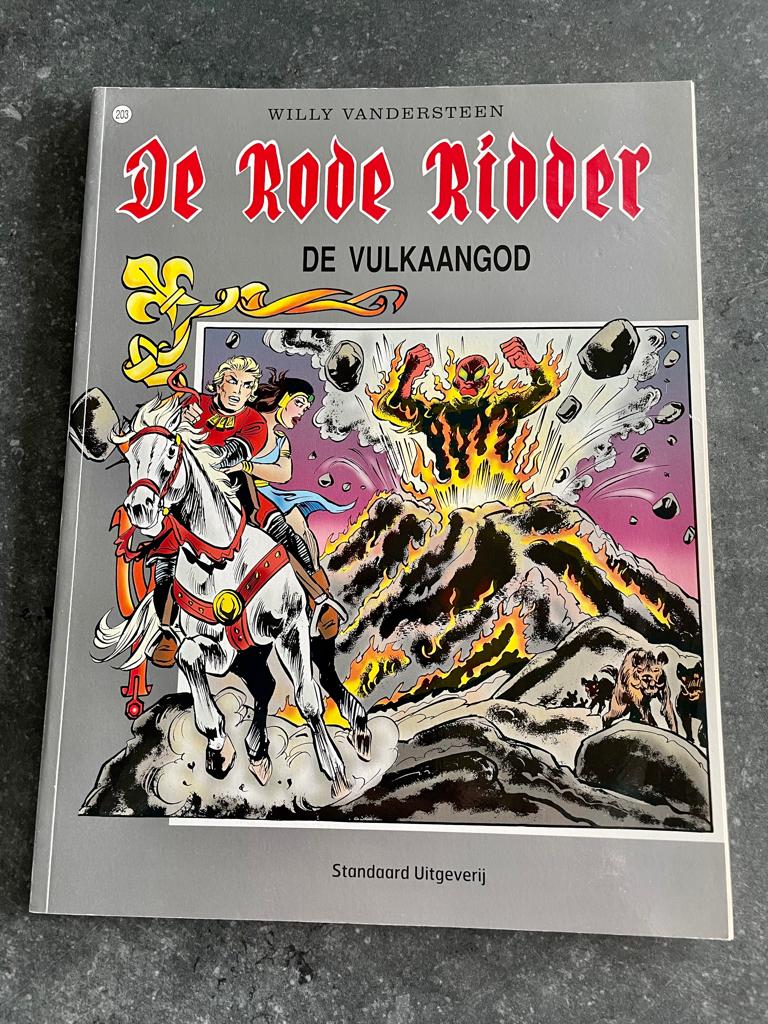 De rode ridder | 203. De vulkaangod, Boeken, Gelezen, Karel Biddeloo, Verzenden, Eén stripboek