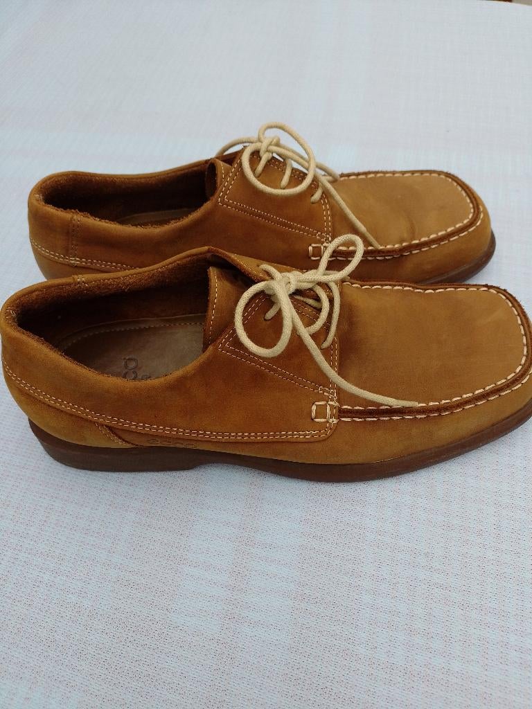 lederen (daim) herenschoenen, Ophalen of Verzenden, Zo goed als nieuw