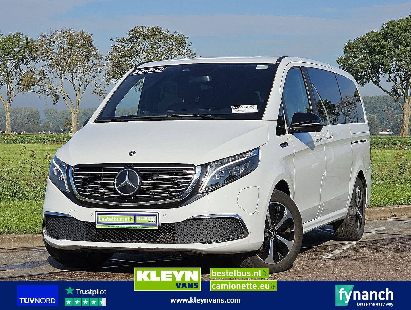 Mercedes-Benz EQV 300 L2 7-Persoons 365km WLTP Navi 360Camer, Auto's, Automaat, Wit, Mercedes-Benz, Te koop