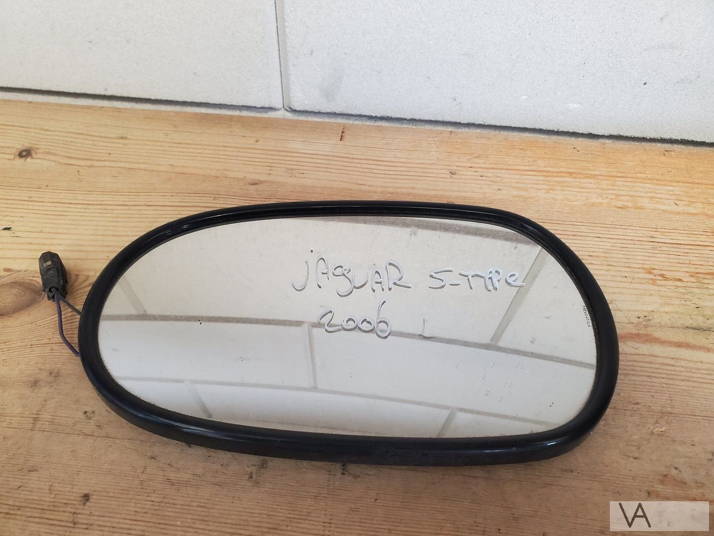 Jaguar XJ / S type 2003 - 2009 spiegelglas links ZELFDIMMEND, Gebruikt, -, -, Ophalen of Verzenden