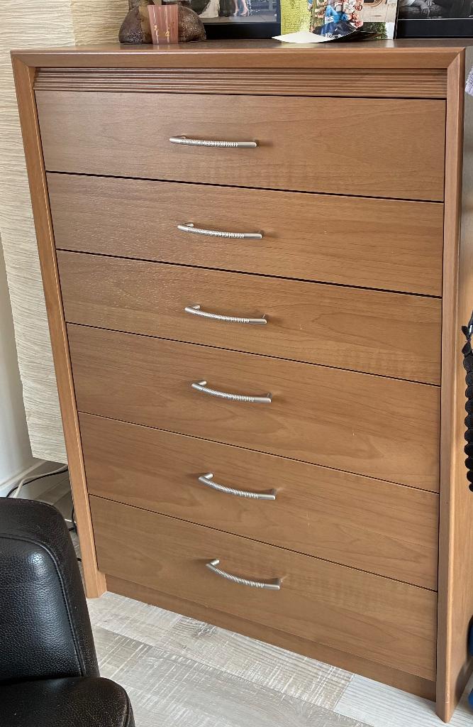 Commode met 6 laden, Huis en Inrichting, Ophalen, Gebruikt, Overige materialen, Met lade(s)