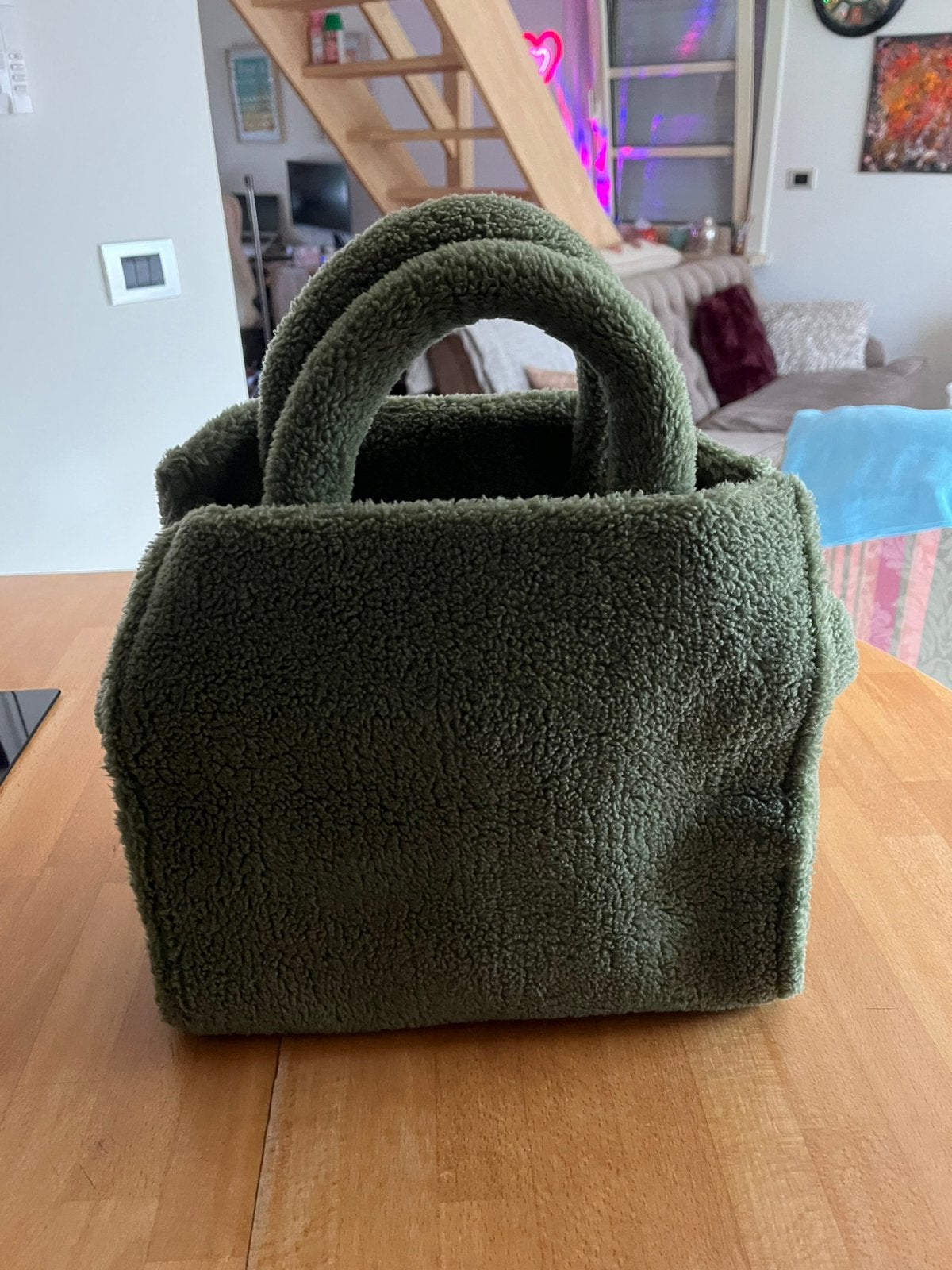 Handtas Teddy Stof., Bijoux, Sacs & Beauté, Enlèvement, Comme neuf, Sac à main