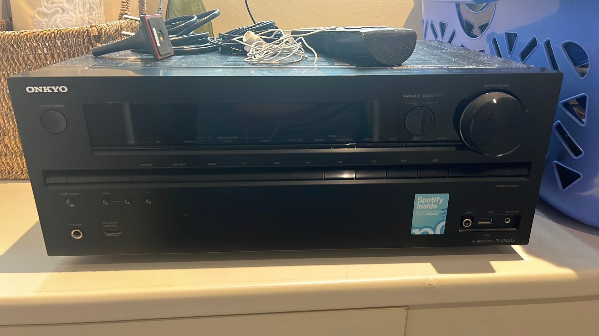 Verdterker ONKYO , versterker onkyo met afstandsbediening, Enlèvement, Utilisé